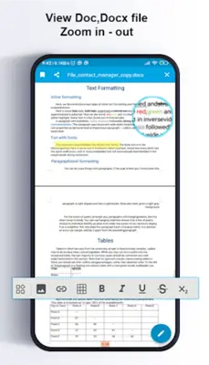 Word Editor Docx Editor android App screenshot 1